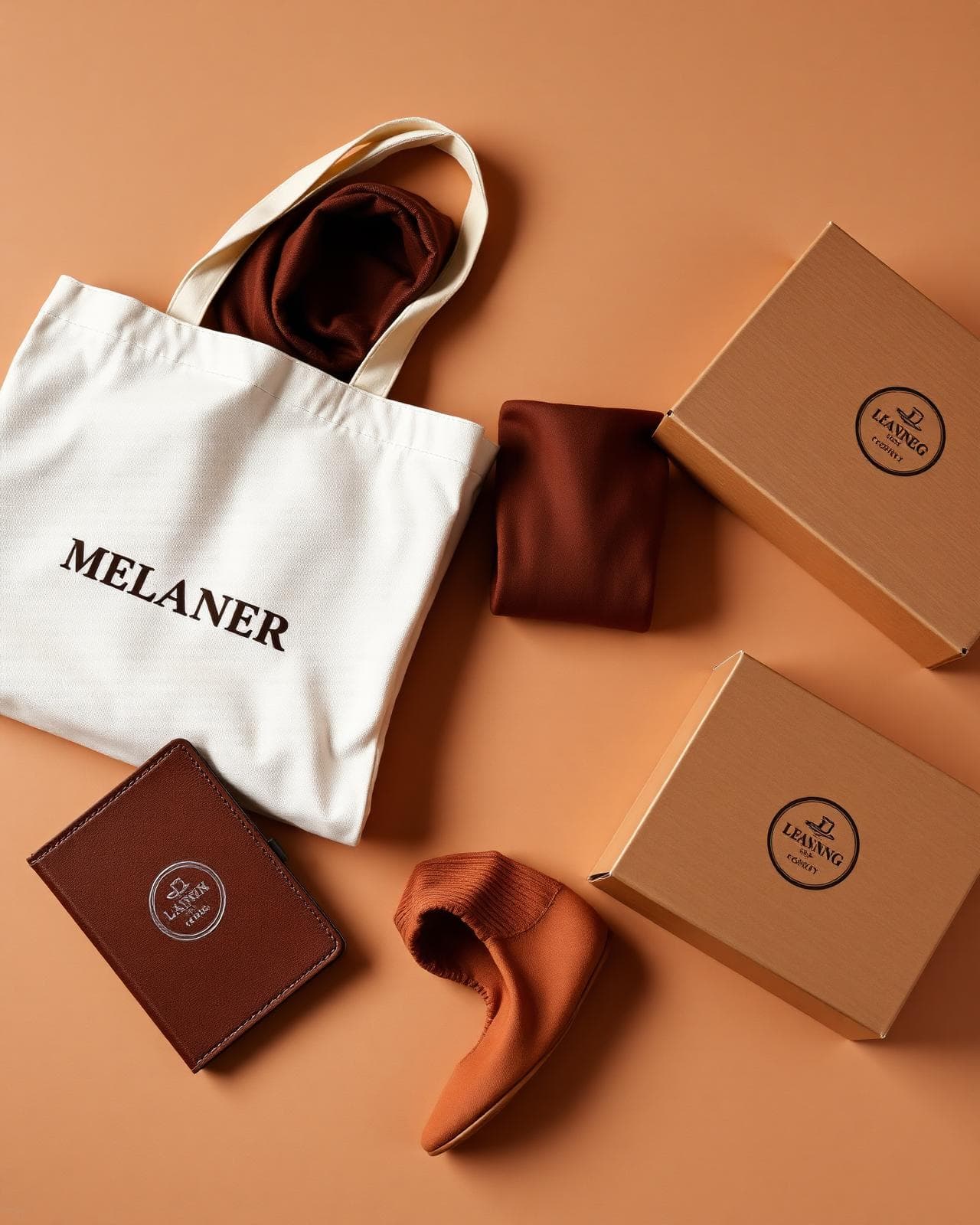 Branded apparel, packaging and paper goods